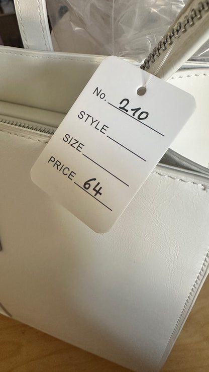 K/STONE Shiny Large Tote - Off White