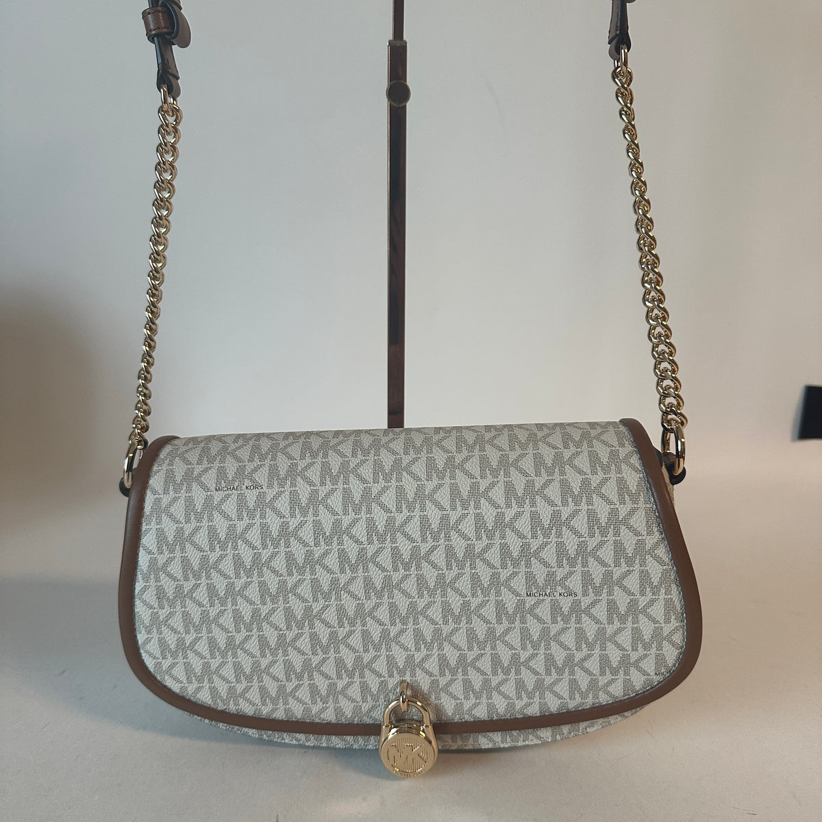 Mila Sling Messenger Monogram - Vanilla
