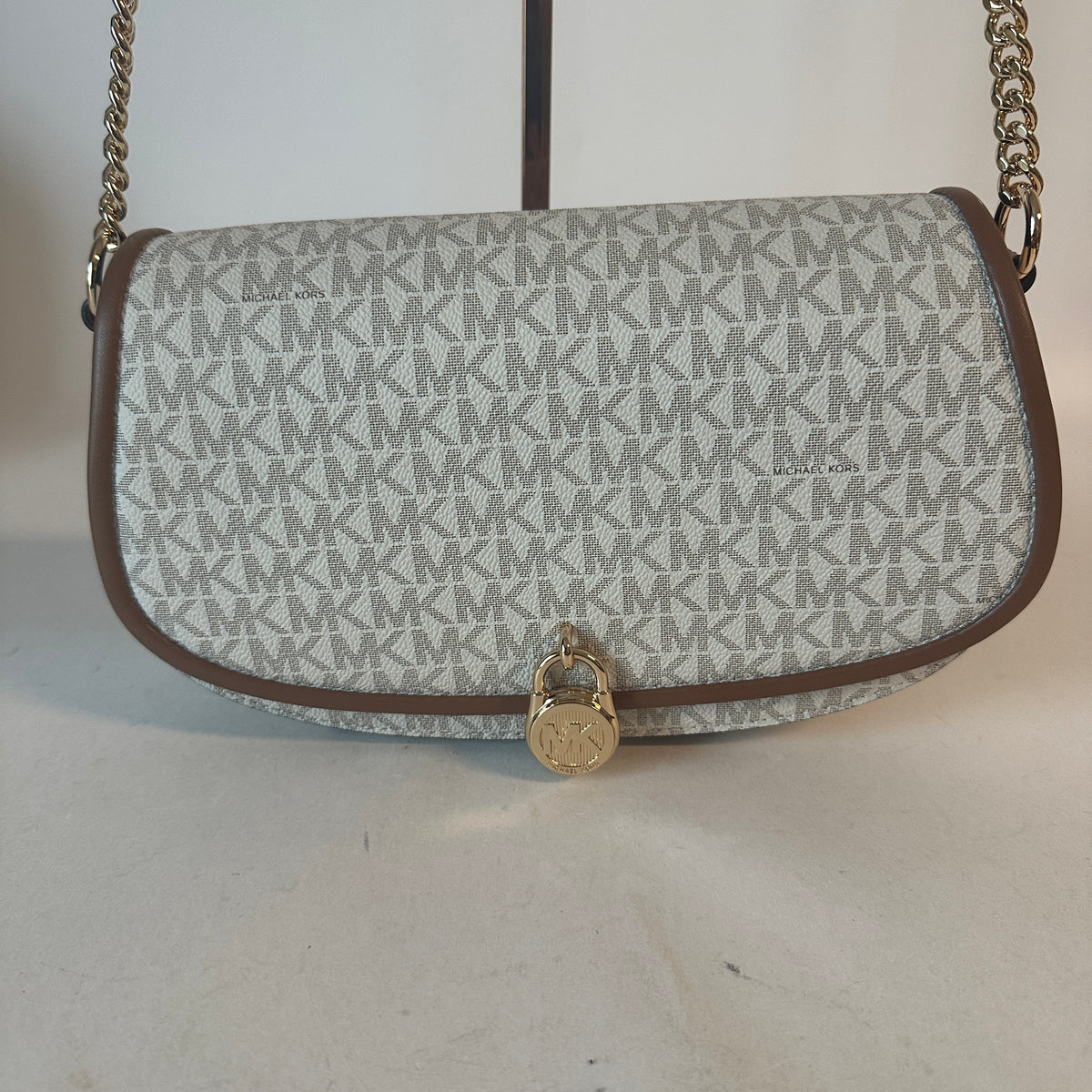 Mila Sling Messenger Monogram - Vanilla