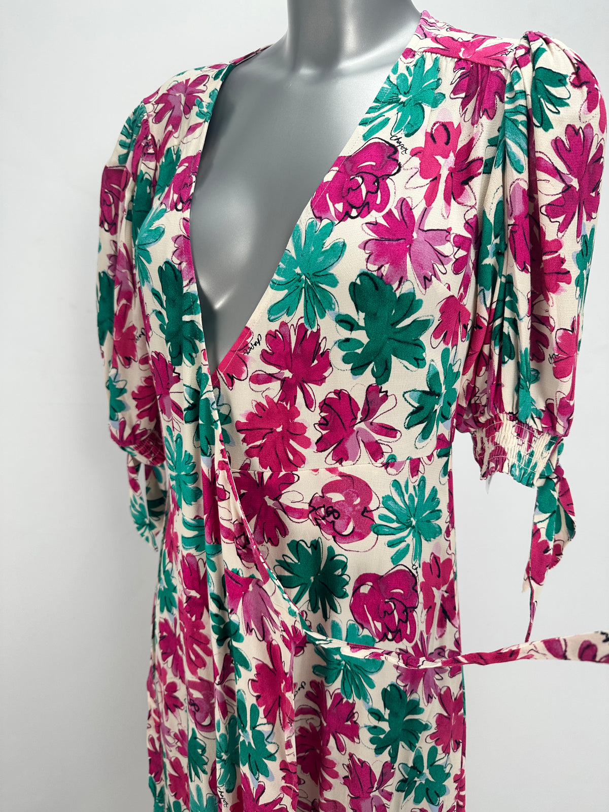 Hannah Wrap Dress - Little Miss Bradshaw - S