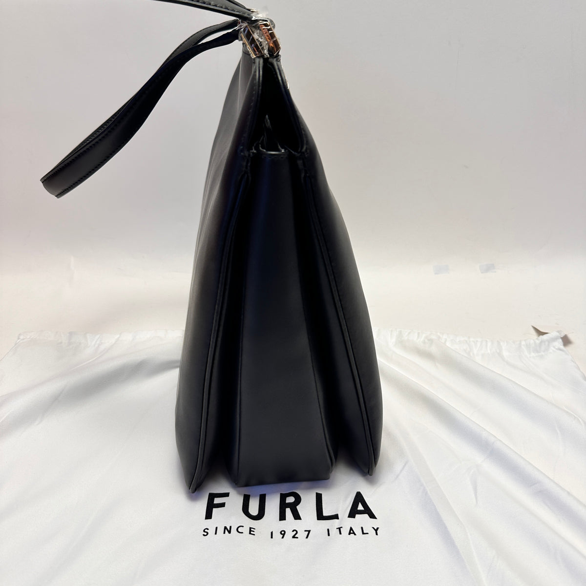 Teija Leather Tote - Black