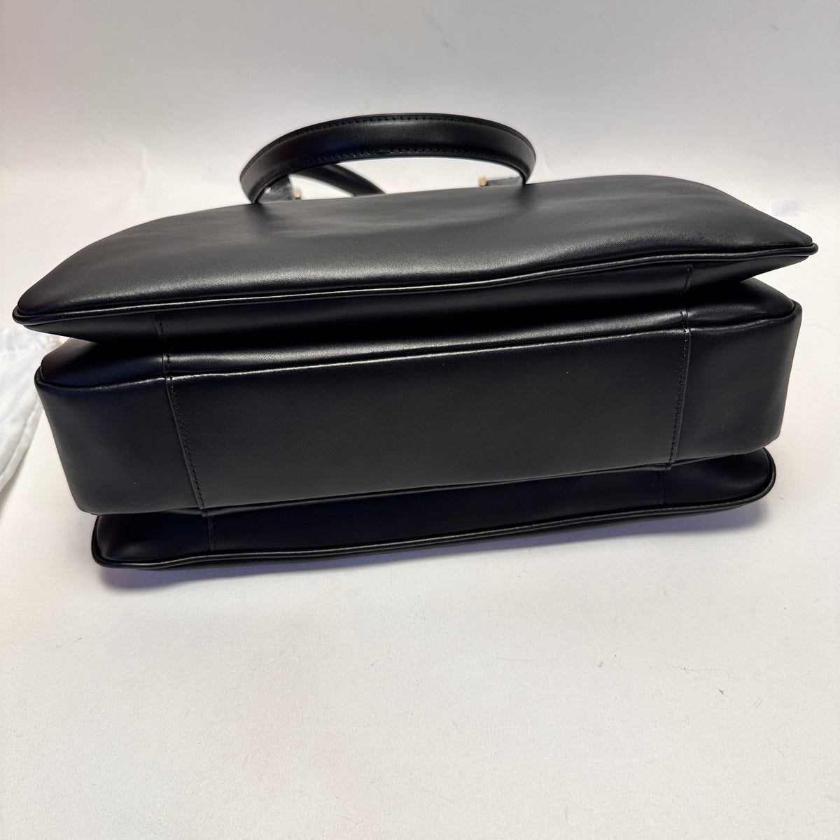 Teija Leather Tote - Black