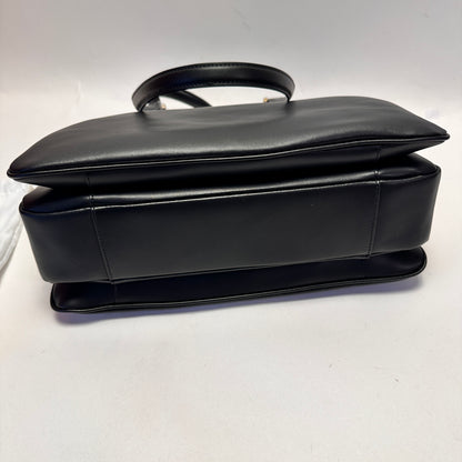 Teija Leather Tote - Black