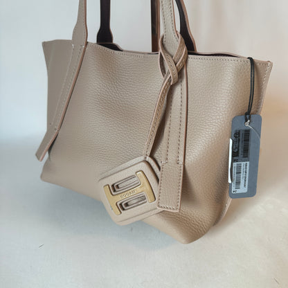 H-Bag Shopping Mini Leather Tote - Beige