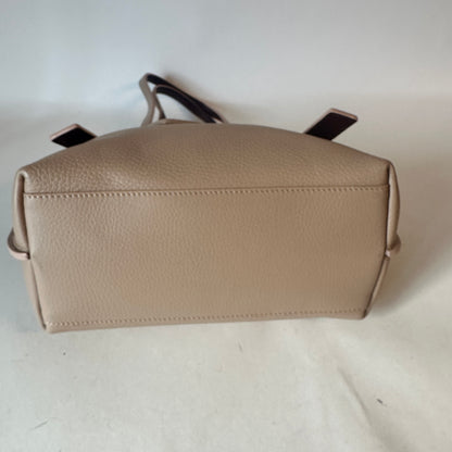 H-Bag Shopping Mini Leather Tote - Beige