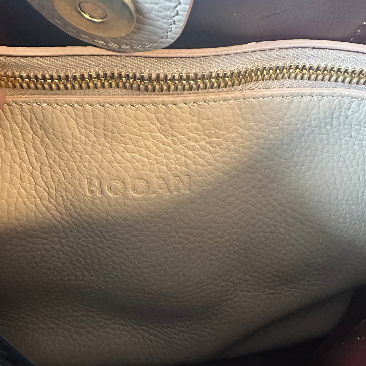H-Bag Shopping Mini Leather Tote - Beige