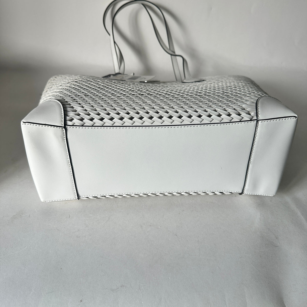 Eva Woven Large Tote - Optic White