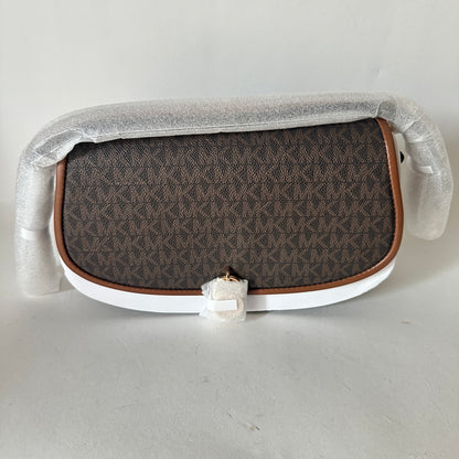 Mila Sling Messenger - Monogram - Brown