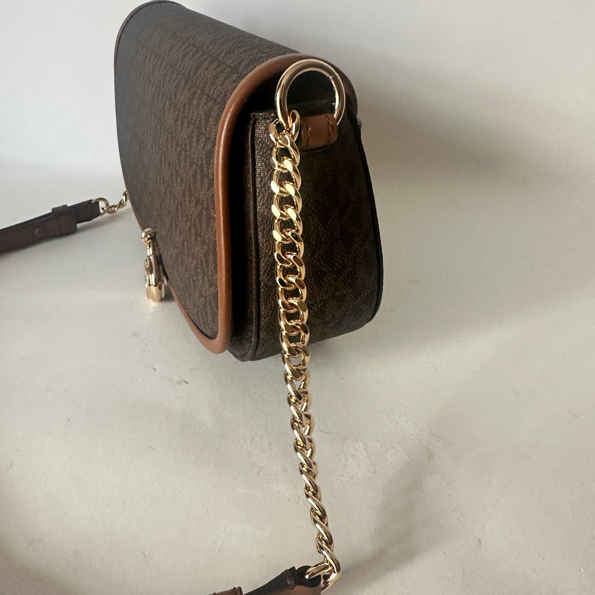 Mila Sling Messenger - Monogram - Brown