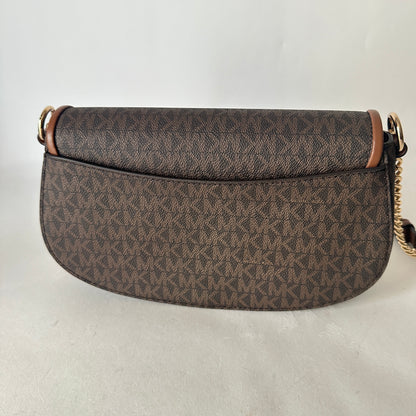 Mila Sling Messenger - Monogram - Brown