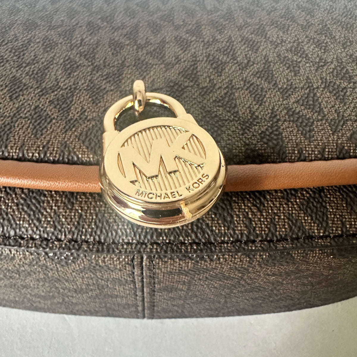 Mila Sling Messenger - Monogram - Brown