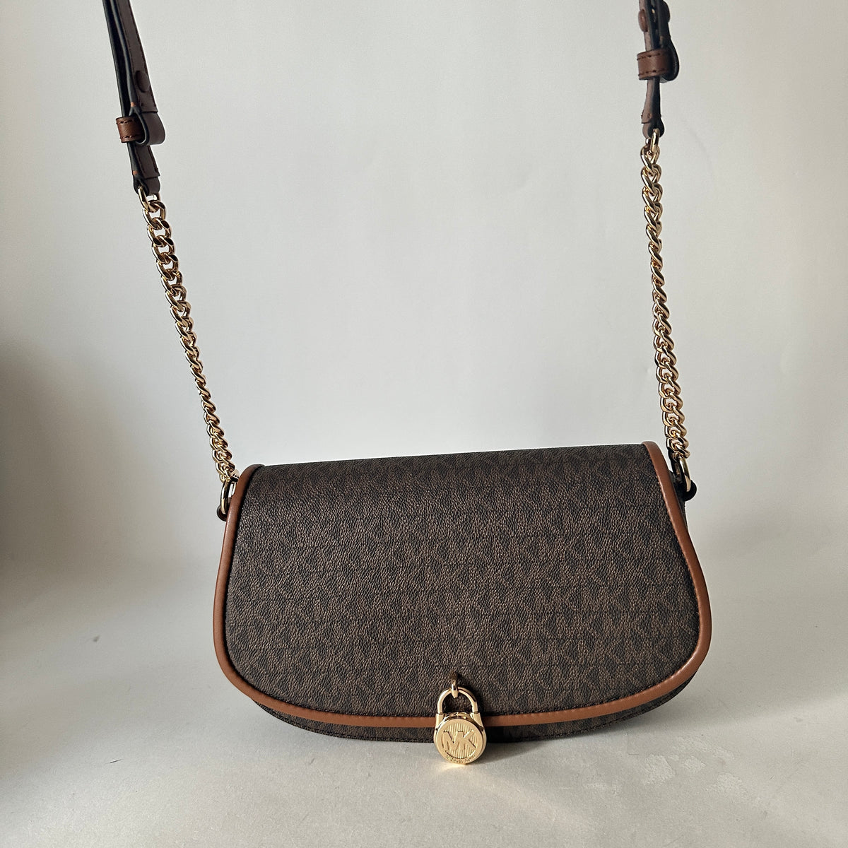 Mila Sling Messenger - Monogram - Brown