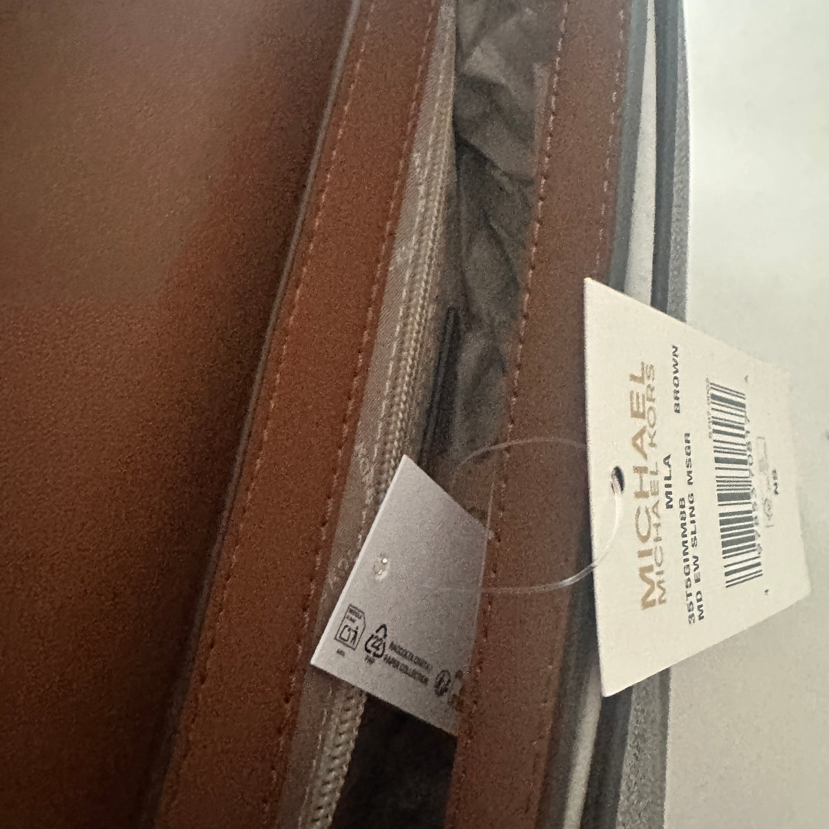 Mila Sling Messenger - Monogram - Brown