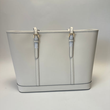 Jet Set Travel Large Shoulder Tote - Light Cream