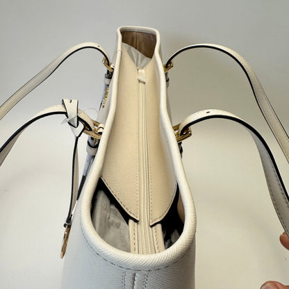 Jet Set Travel Large Shoulder Tote - Light Cream