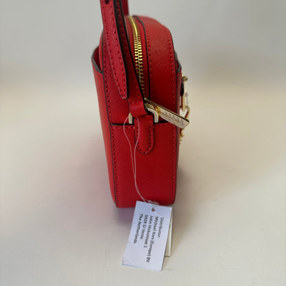 Jet Set Item Large Zip Chain Crossbody - Bright Red