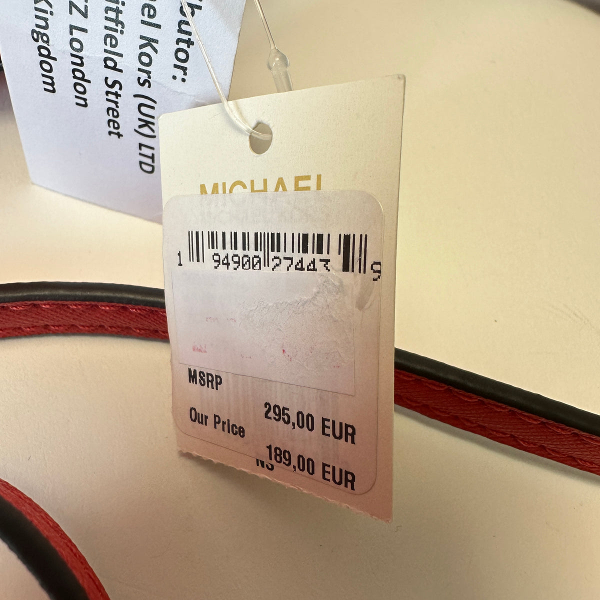 Jet Set Item Large Zip Chain Crossbody - Bright Red