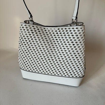 Pratt Medium Bucket Shoulder Bag - Optic White