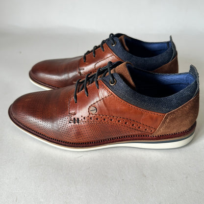 Oxfords - Brown & Blue Trim - EU 41