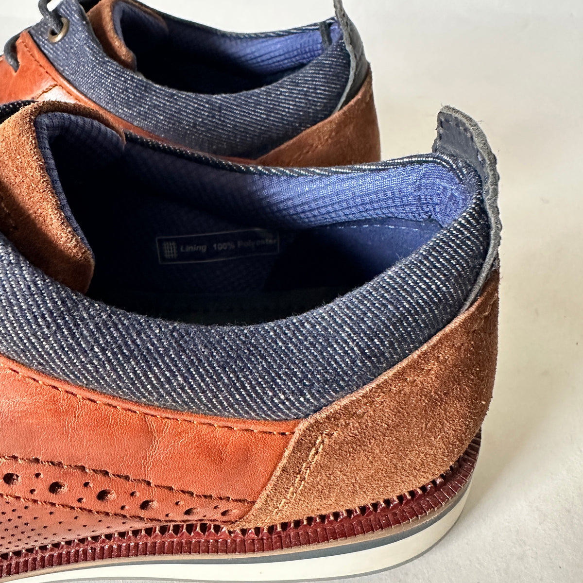 Oxfords - Brown & Blue Trim - EU 41