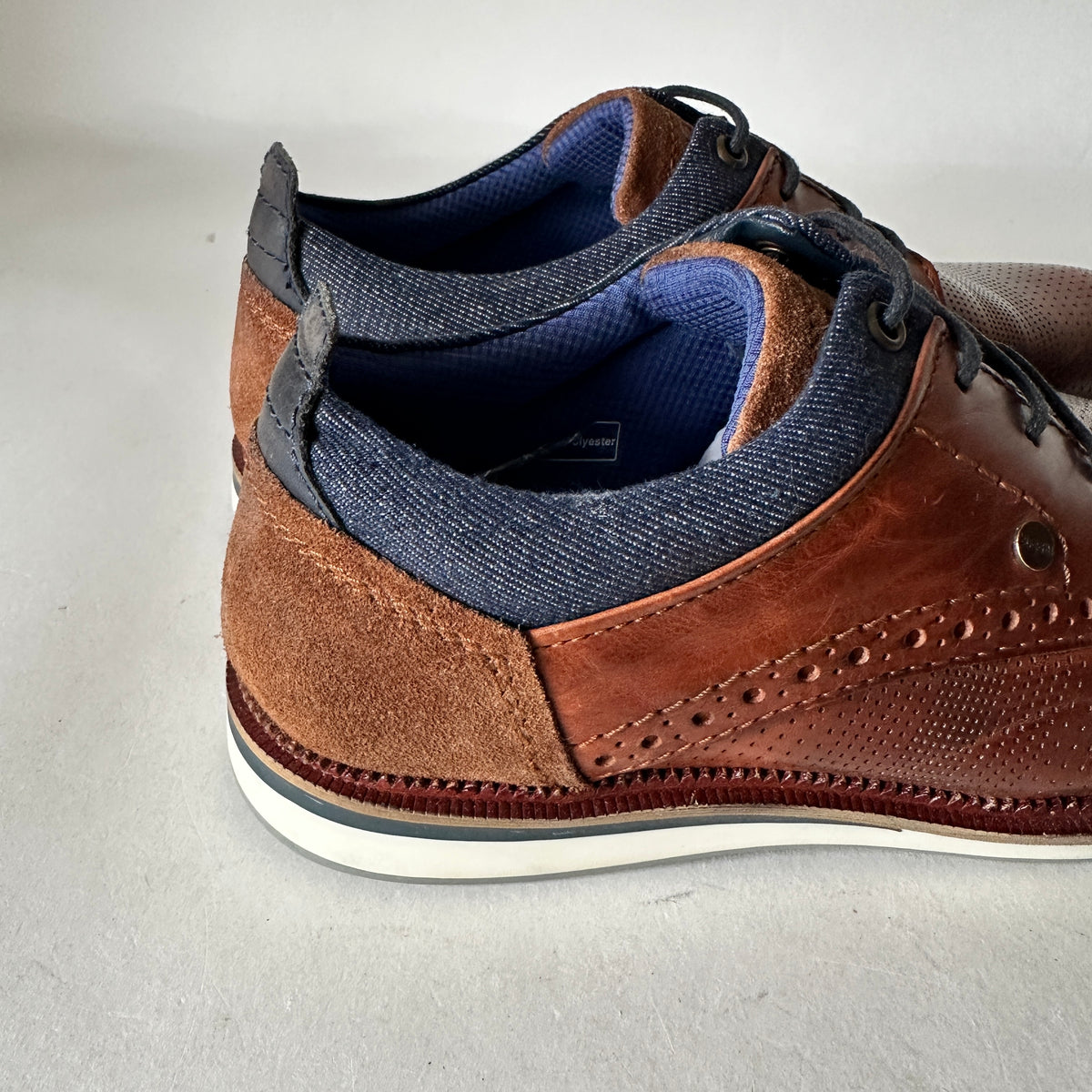 Oxfords - Brown & Blue Trim - EU 41