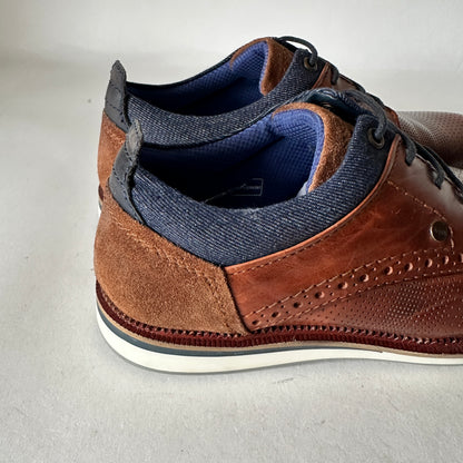 Oxfords - Brown & Blue Trim - EU 41
