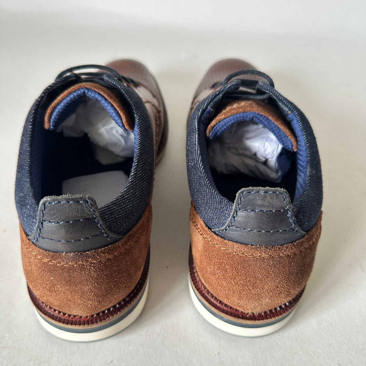 Oxfords - Brown & Blue Trim - EU 41