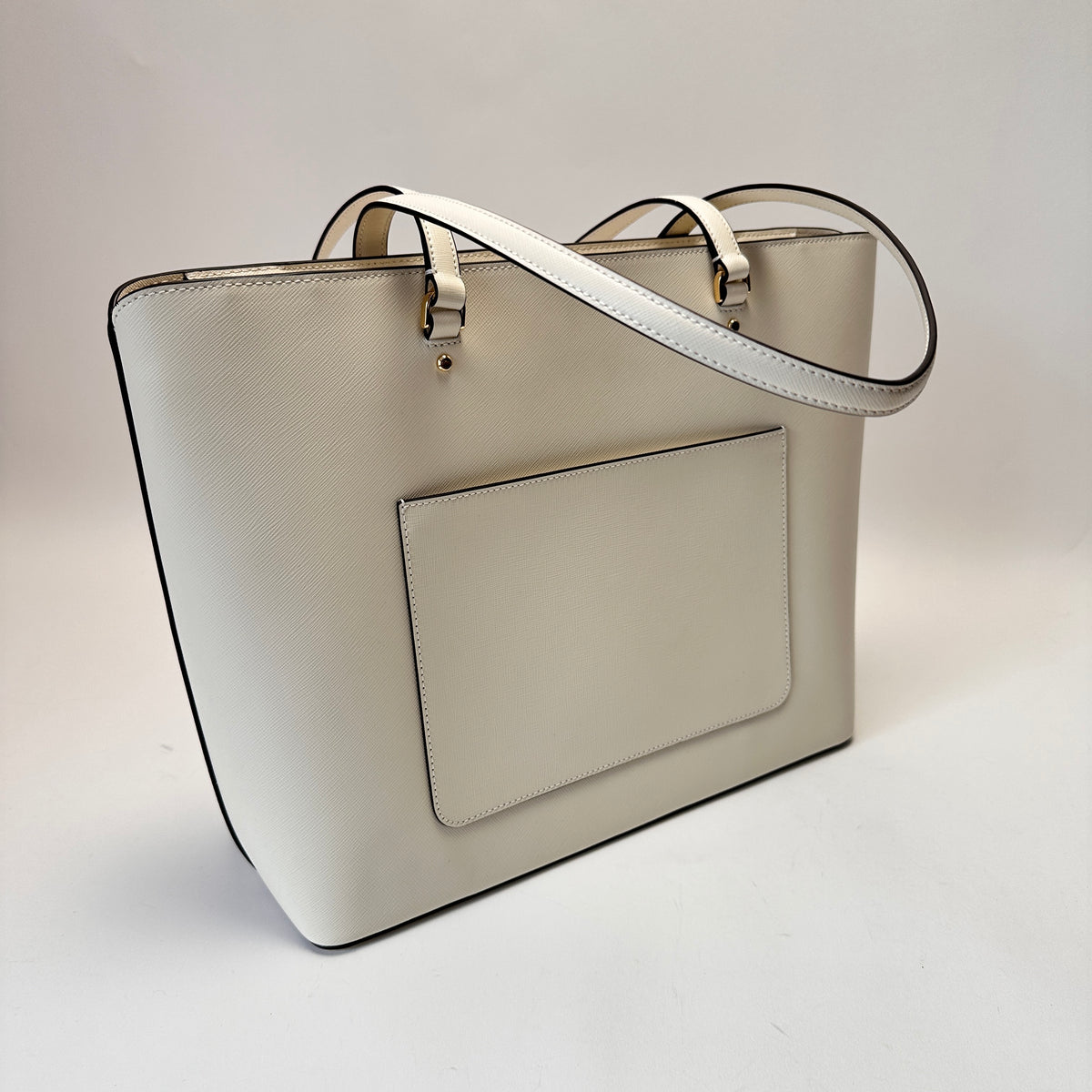 Perforated Perfect Tote Bag white butterfly