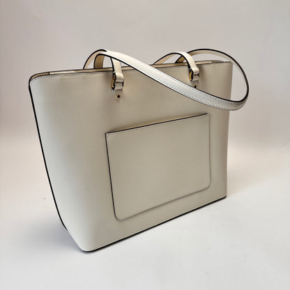 Perforated Perfect Tote Bag white butterfly