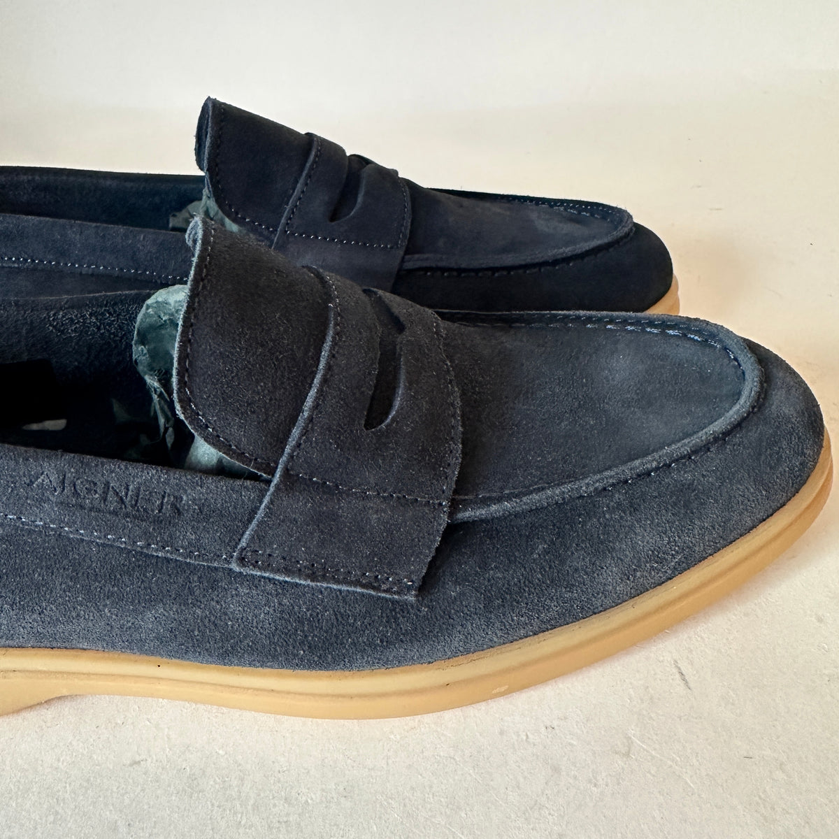Slipper Roy - Blue Suede - EU 41