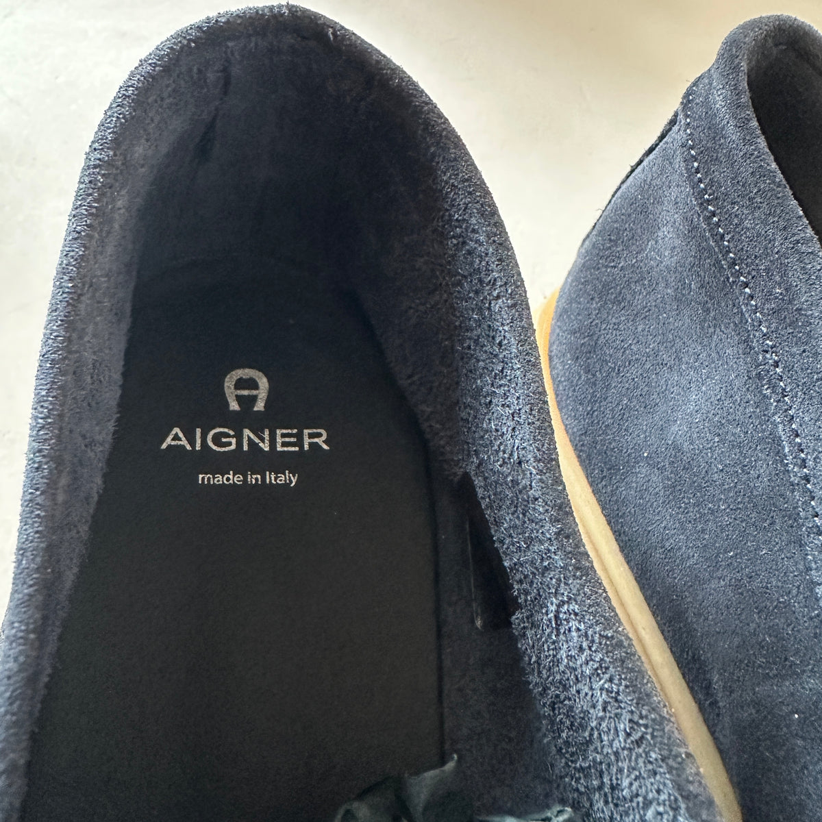 Slipper Roy - Blue Suede - EU 41