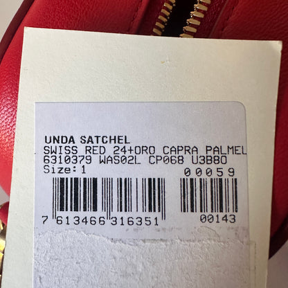 Unda Satchel - Swiss Red