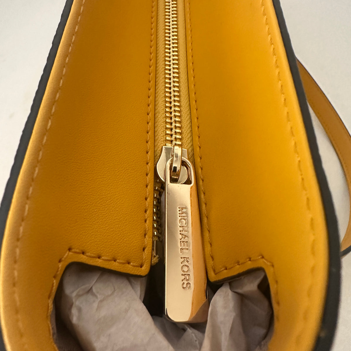 Jet Set Item - Front Zip Chain Tote - Jasmine Yellow