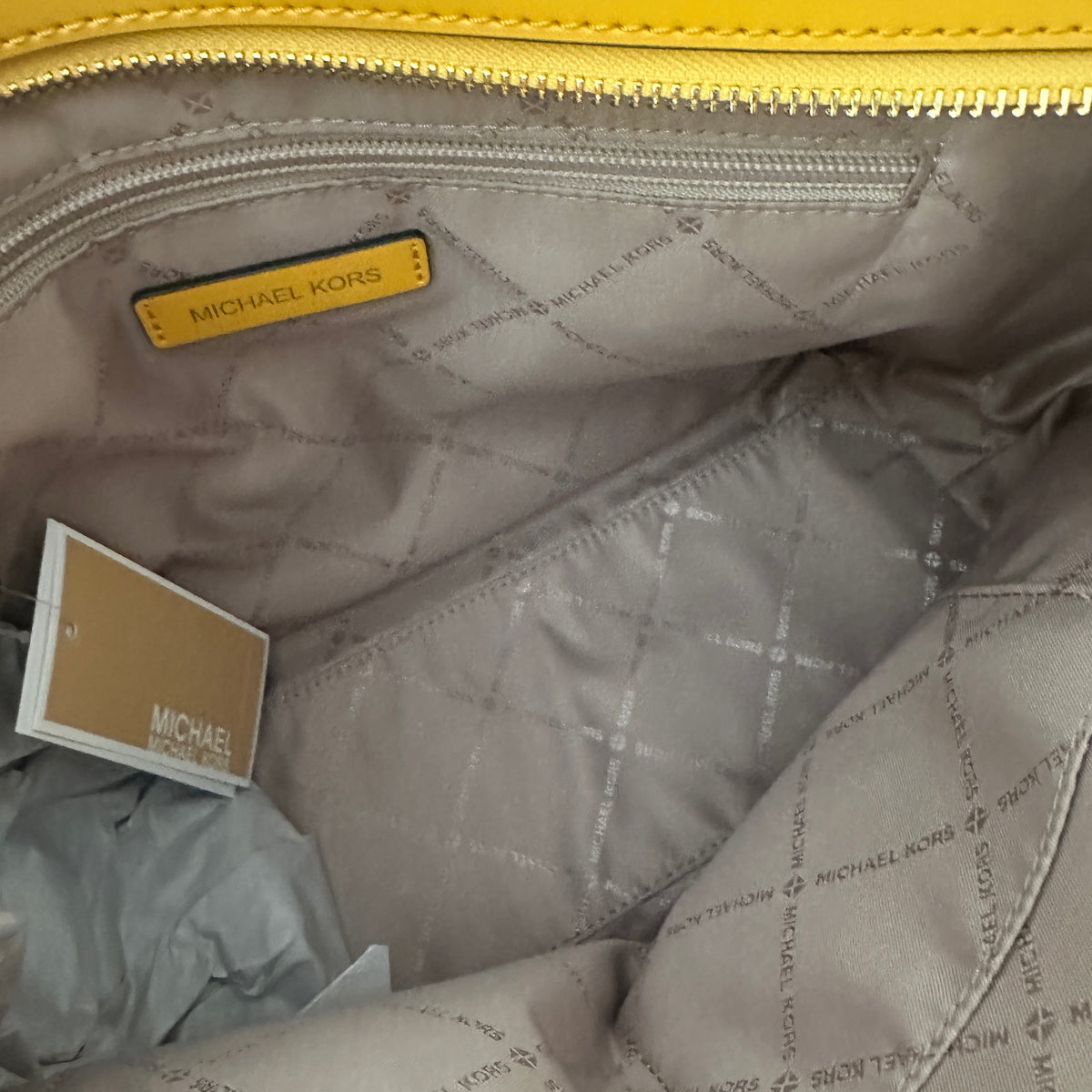 Jet Set Item - Front Zip Chain Tote - Jasmine Yellow