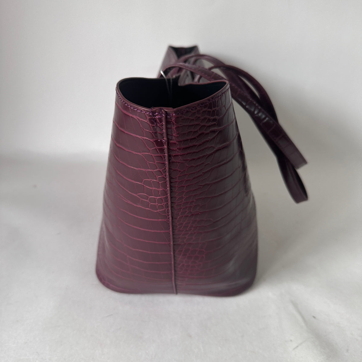 Cavalli Class - Croco-Embossed Shopper Bag - Rosewood