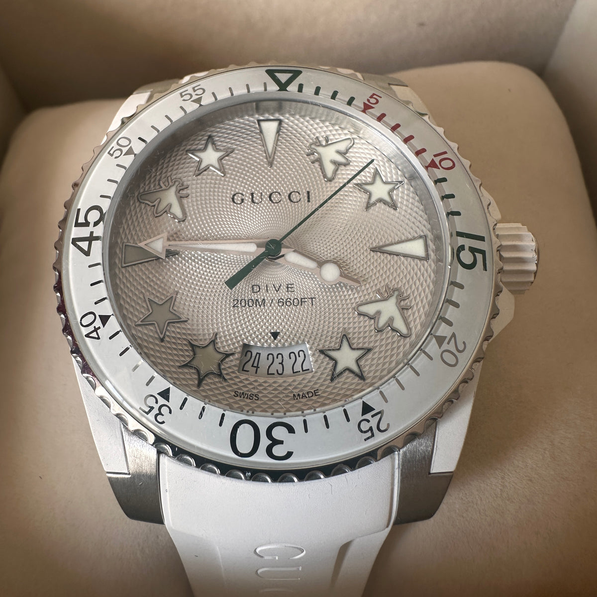 Gucci Dive Watch - White