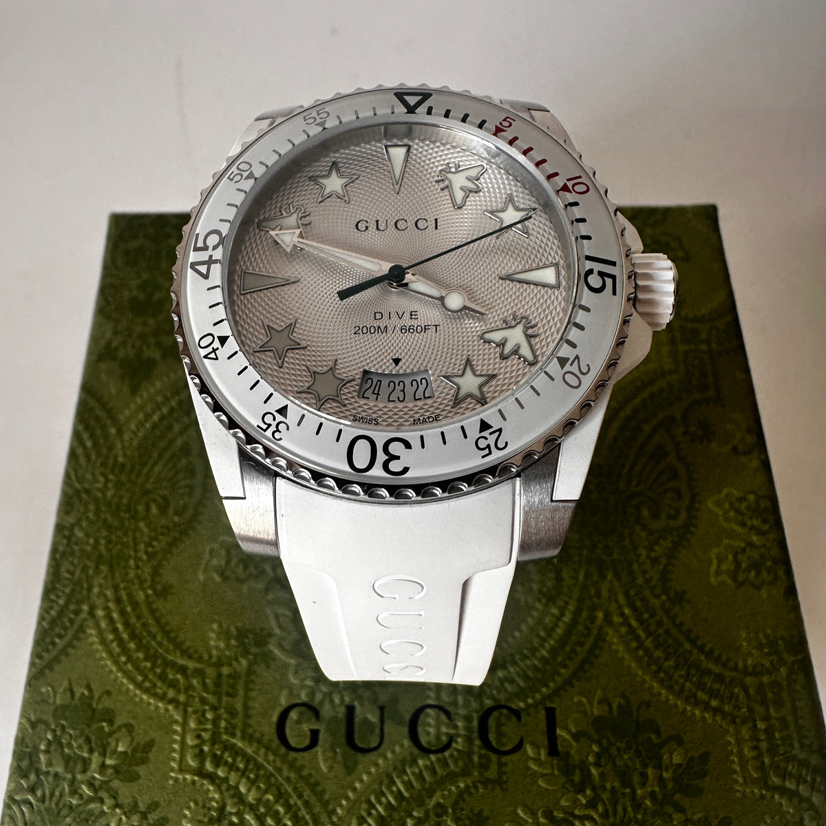 Gucci Dive Watch - White