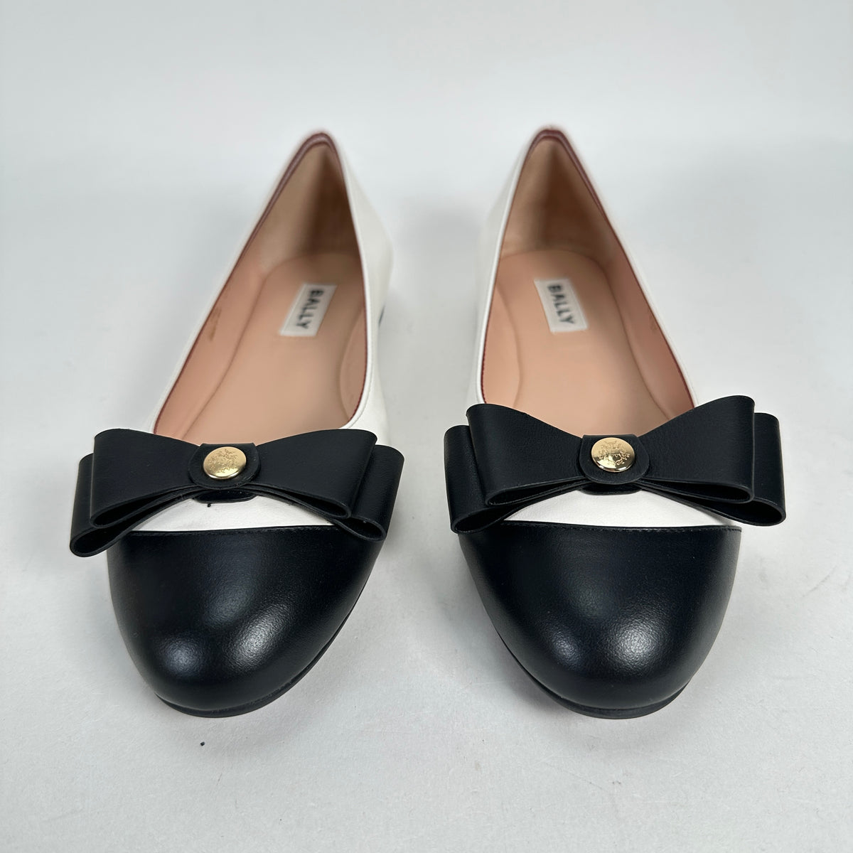 Yris Ballerinas - White/Black - EU 37.5