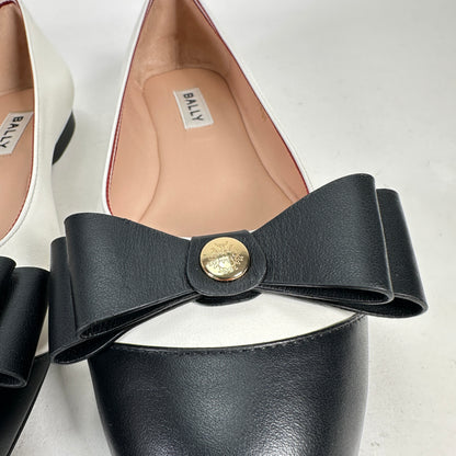 Yris Ballerinas - White/Black - EU 37.5