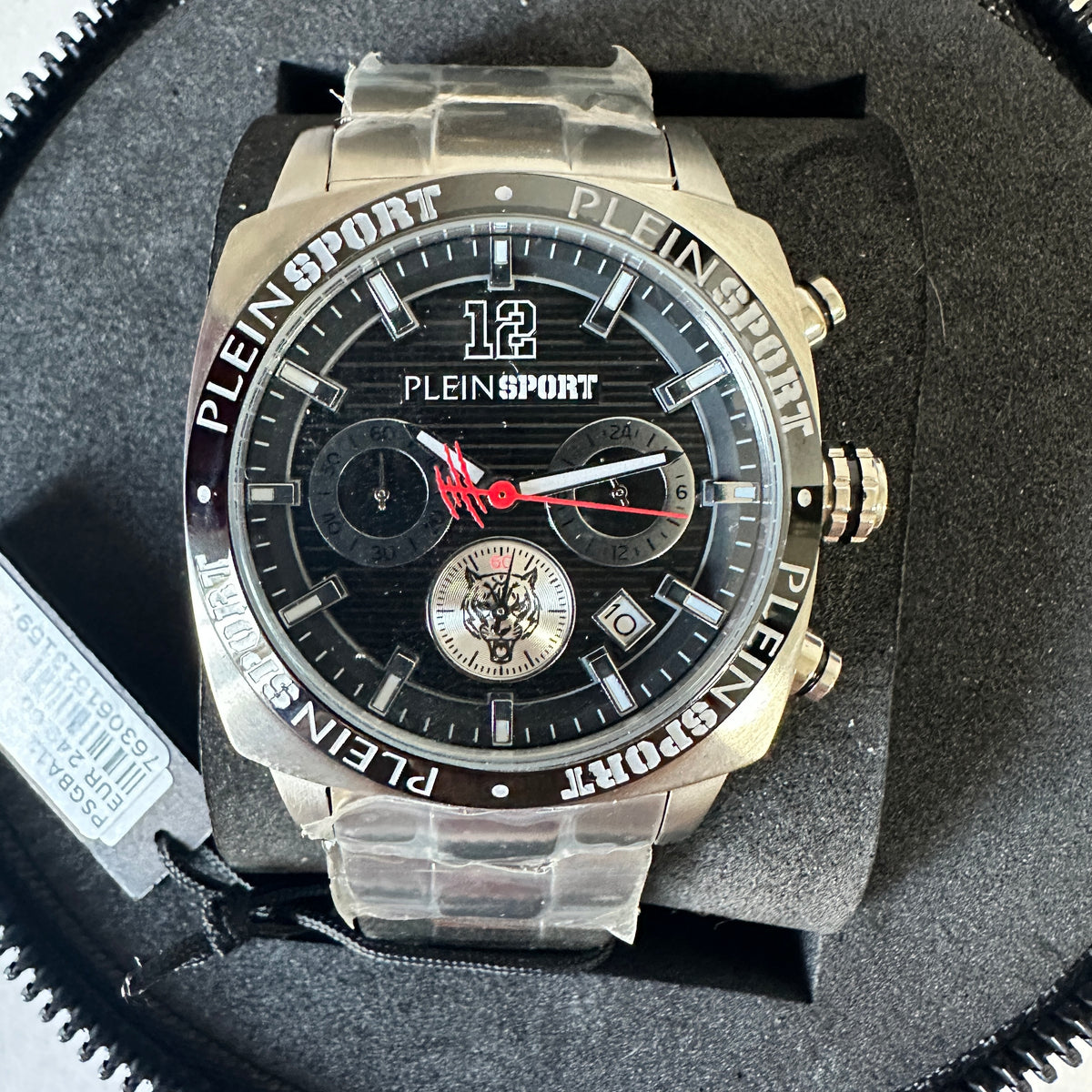 Wildcat Chronograph Watch - Stainless Steel Black