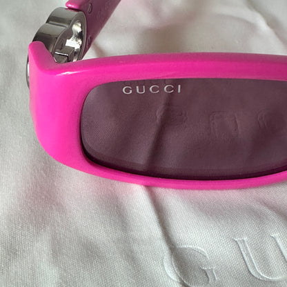 Sunglasses with GG Logo - Pink
