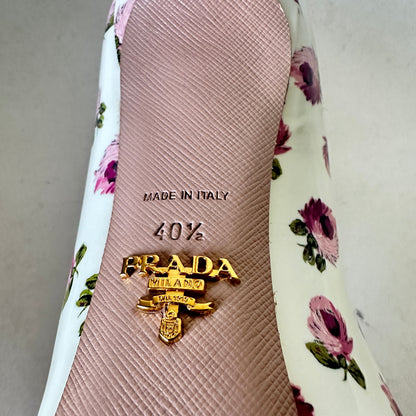 Rose Bianco Pumps - White Floral - EU 40