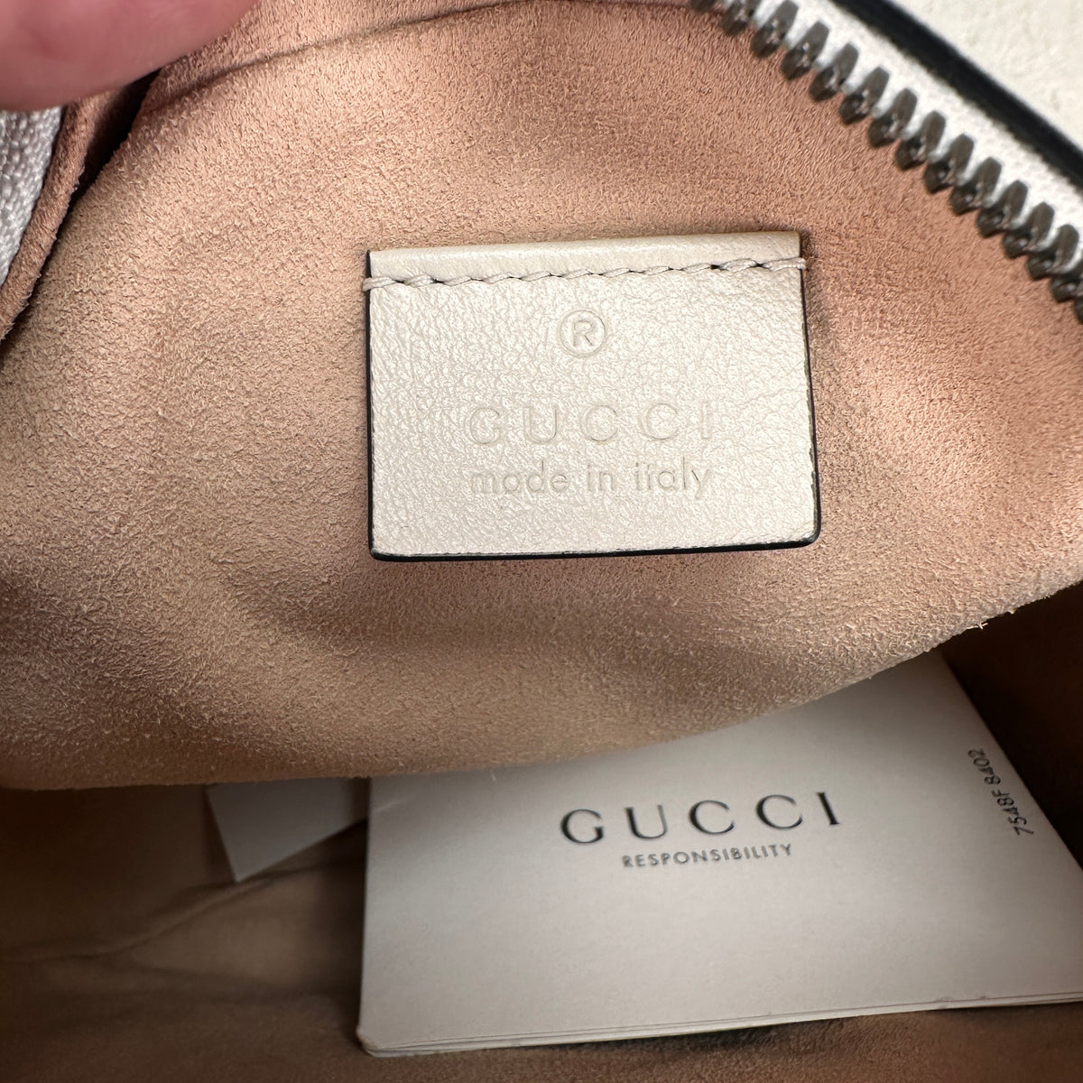 GG Marmont Round Crossbody Bag - Cream