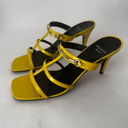 Horsebit Sandals - Yellow - EU 40