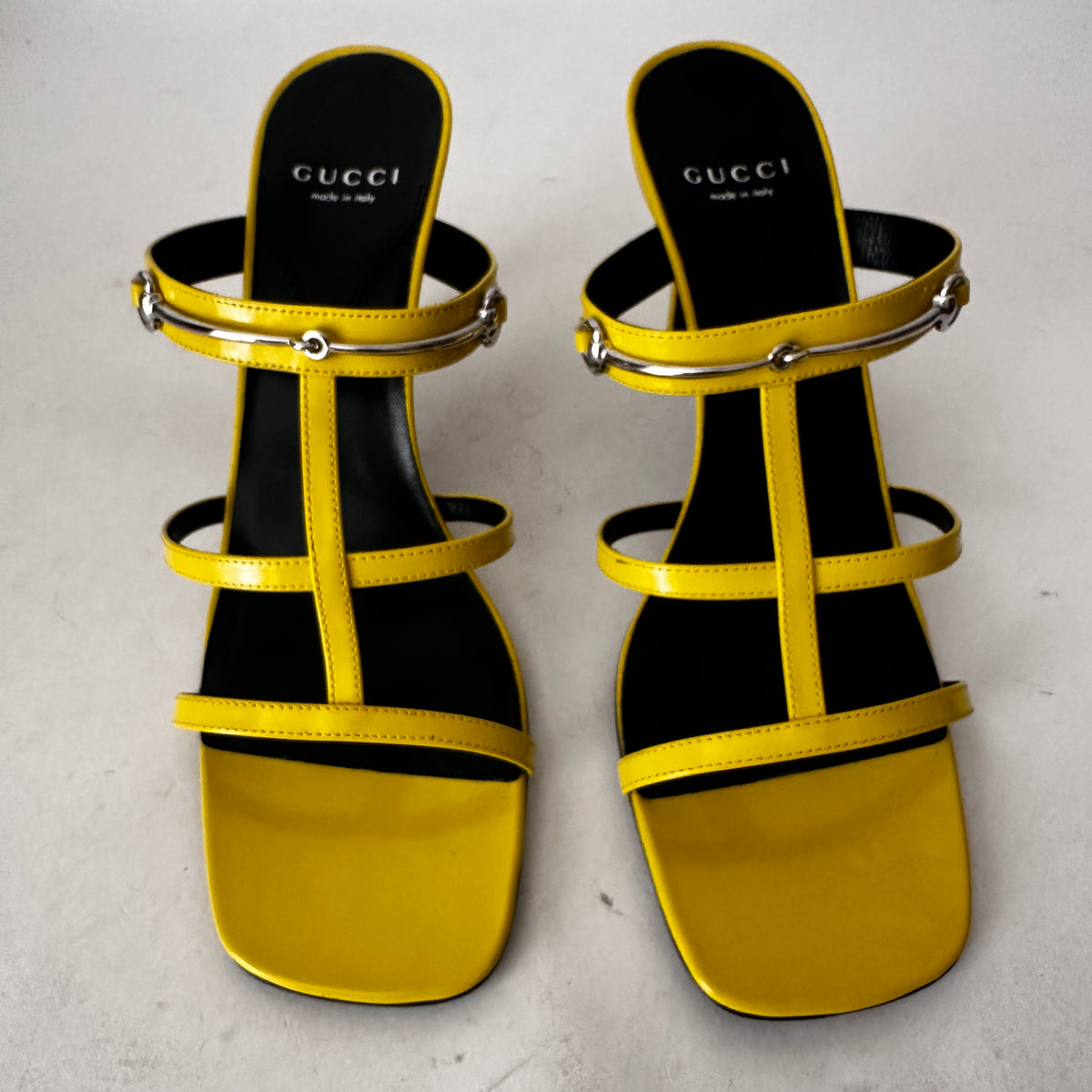 Horsebit Sandals - Yellow - EU 40