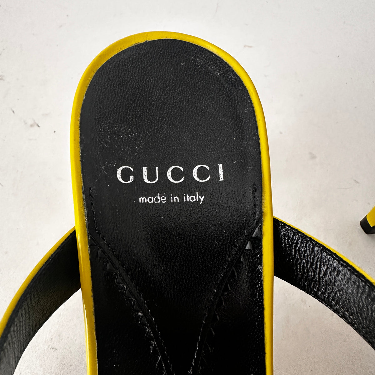Horsebit Sandals - Yellow - EU 40