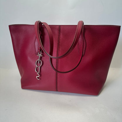 ANQ Shopping Zip Media - Burgundy