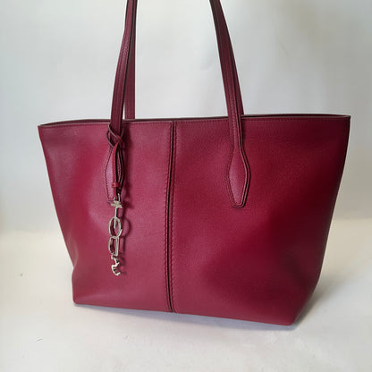 ANQ Shopping Zip Media - Burgundy