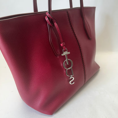 ANQ Shopping Zip Media - Burgundy