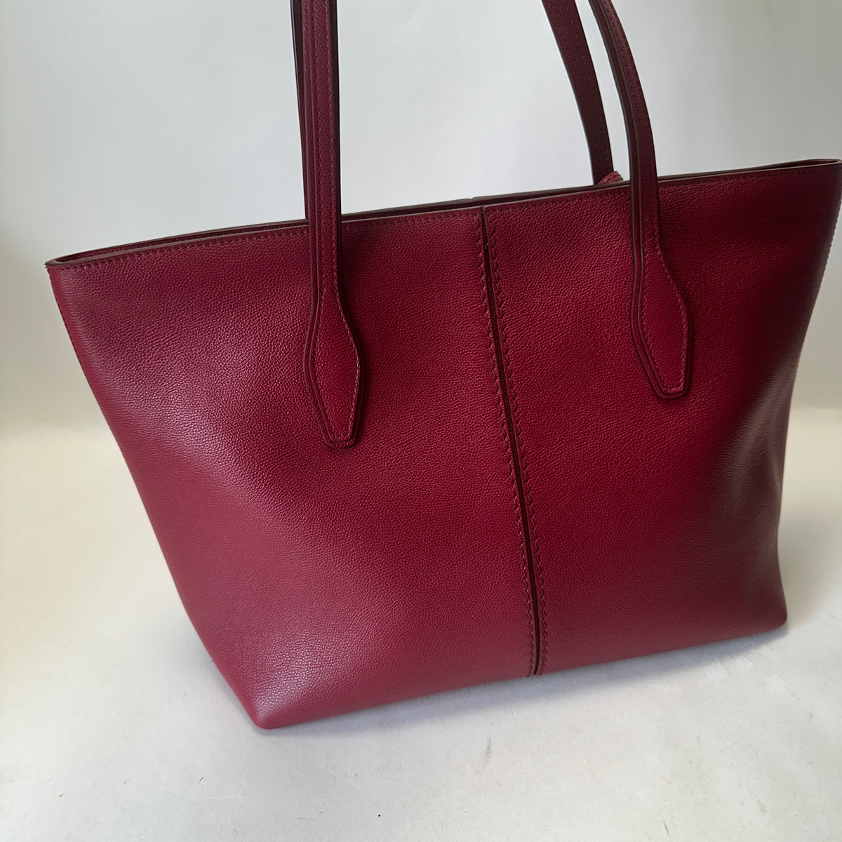ANQ Shopping Zip Media - Burgundy